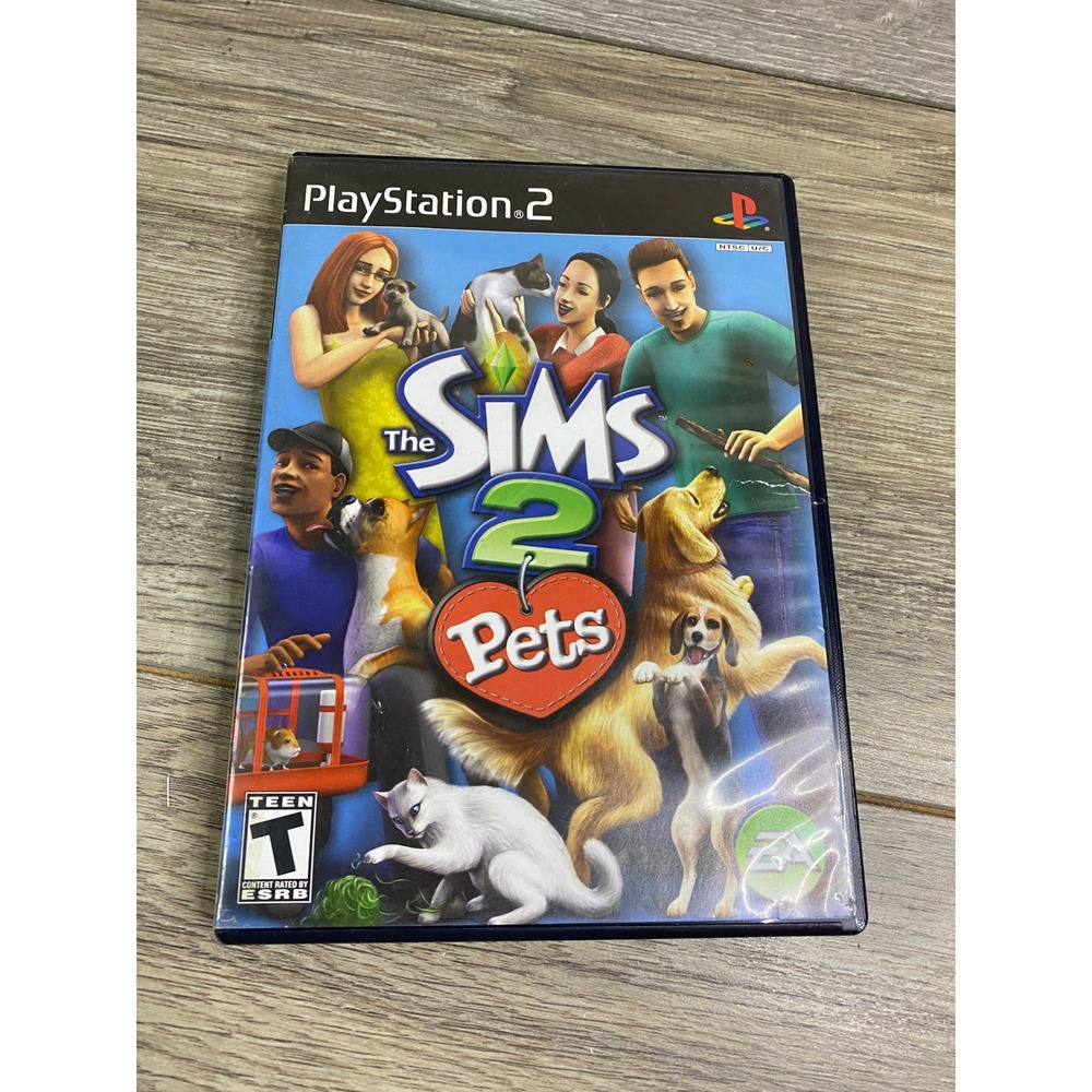 The Sims 2 Pets Sony PlayStation 2 PS2 Game SLUS 21536 EA Maxis 2006